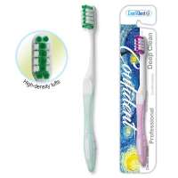 Whole mouth teeth whitening adult  orthodontic toothbrush with high density tufts